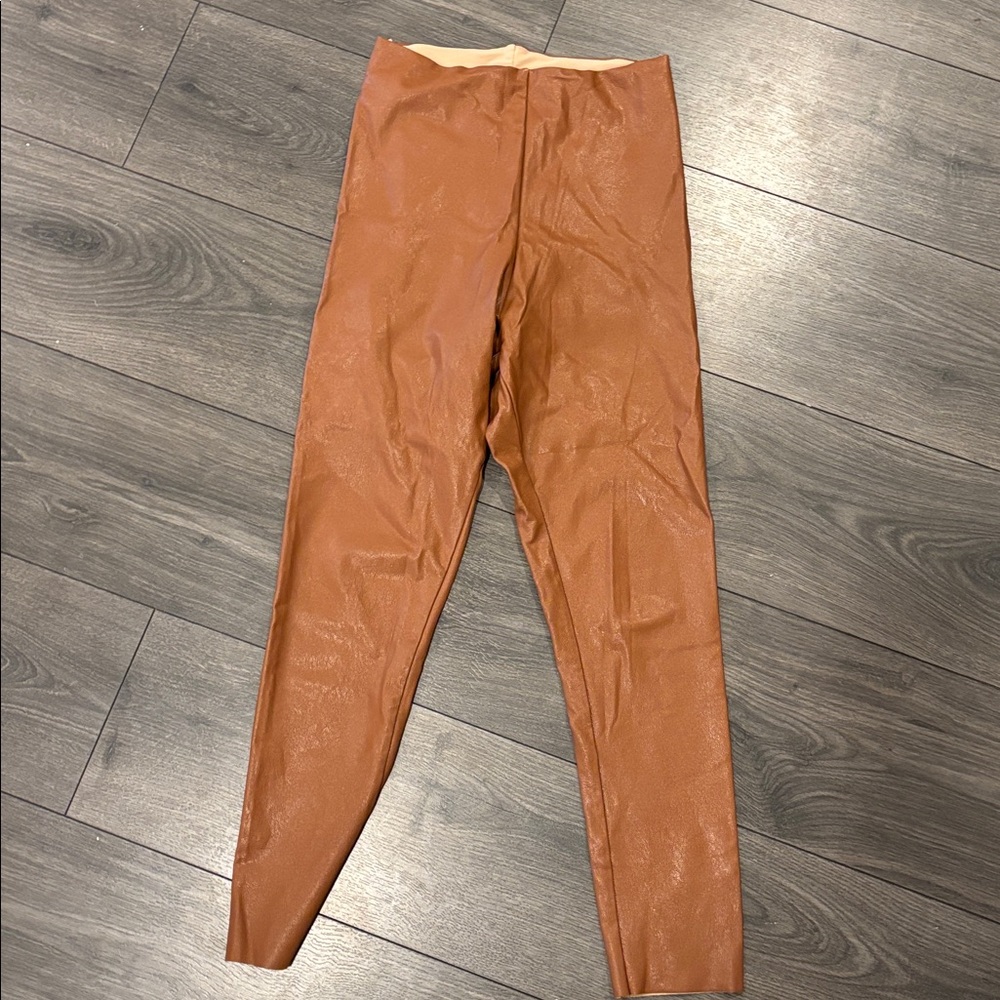 Commando Copper/brown high-waisted Leggings